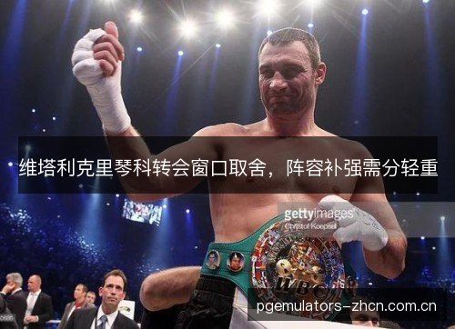 维塔利克里琴科转会窗口取舍,阵容补强需分轻重 维塔利克里琴科转会窗口取舍,阵容补强需分轻重
